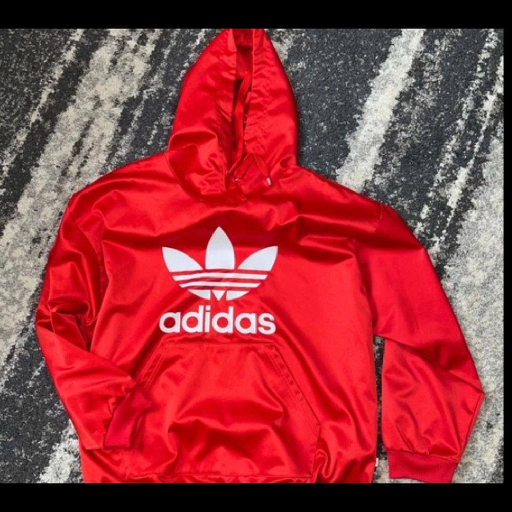 Sold**Adidas Satin Hoodie